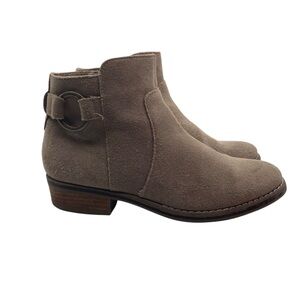 Franco Fortini Stylish Tan suede Ankle Boots size 7